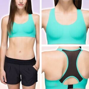 LULULEMON Bitty Bracer B-C Cup Bali In Breeze / Black Size 32A